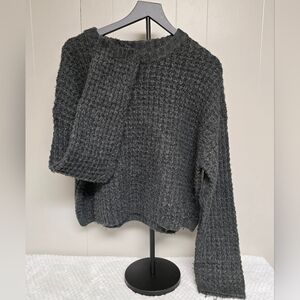 🔴Wild Fable Charcoal Textured Sweater